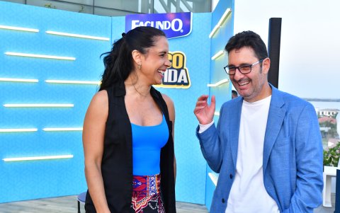 Alberta Vallarino y Santiago Granda.