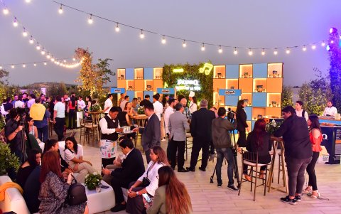 El atardecer fue el acompañante perfecto para el desarrollo del evento.