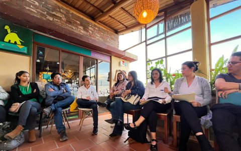 Wilson Merino, en La Merced.