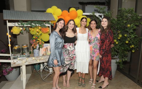 Marcela Amador, Antonella Baduy, Camila, María Fernanda Wong y Alejandra Ycaza.