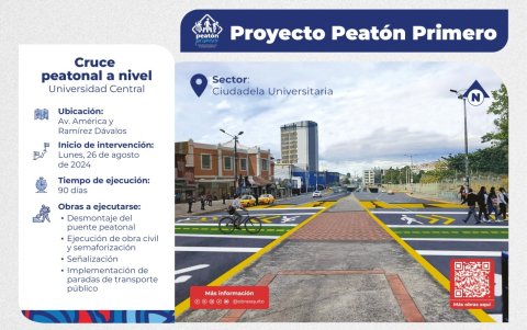 Durante seis días se trabajará las noches, desde las 21h00 hasta las 05h00