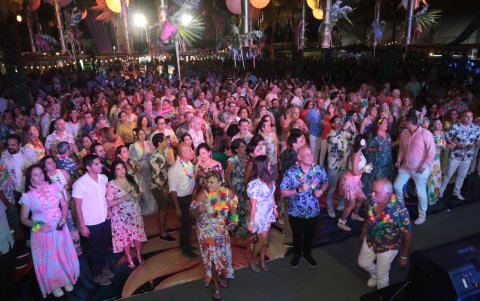 En un ambiente de celebración, los asistentes disfrutaron de la alegría propuesta por el club.