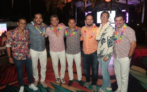 Walter Cedeño, Paul Iturralde, Marco Wilches, Cristhian Muñoz, Pedro Idrovo, Julián García y Michel Ávila.