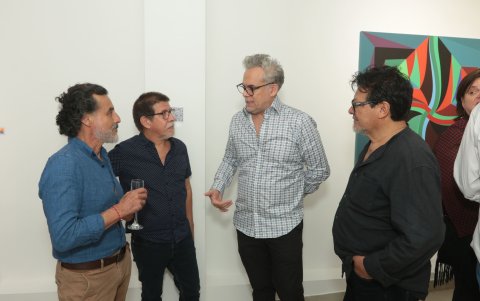 Jaime Zapata, Jorge Velarde, Gabriel Ruiz y Rafael Diaz.