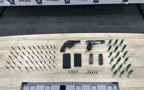 Armas y municiones se encuentran bajo custodia de la Policía