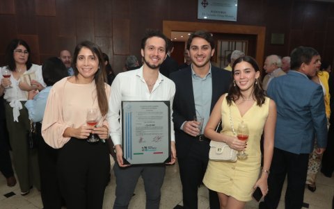 Valentina Soto, Moisés Sosa, Nino Bruzzone y Ariana Luna.
