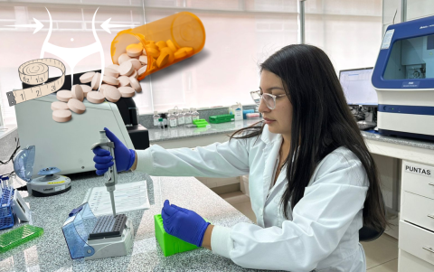 Imágenes en el Centro de Investigación de la UTE.