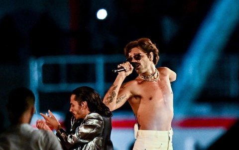 Lucky Love sobre el escenario de los Juegos Paralímpicos.