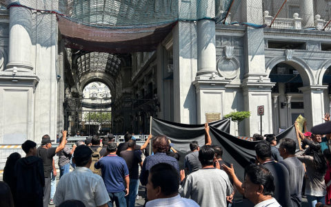 Transportistas exigen hablar con el alcalde Guayaquil para llegar a un acuerdo en el incremento del pasaje.