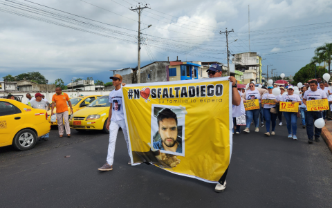 Diego es otro de los desparecidos en Esmeraldas. Tenía 25 años.