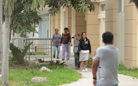 Servicio. En los predios del espacio siempre ha existido un centro gerontológico, que no fue intervenido, por lo que nunca ha cerrado sus puertas.