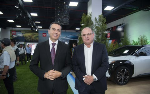 Genaro Baldeón y Luis Baca.