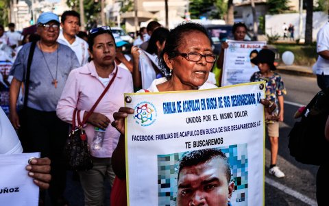 Agrupaciones de búsqueda de desaparecidos se manifestaron en conmemoración por el Día Internacional de los Desaparecidos