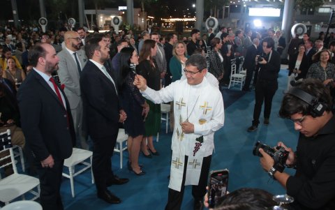 La bendición estuvo a cargo de monseñor Luis Gerardo Cabrera.