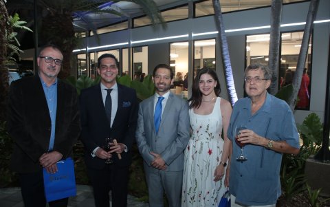 Juan Francisco Navas, José Luis Torres, Carlos Ortega Santos, Bianca Garzozi y Enrique Ortega Maldonado.