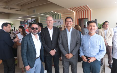 Michael Arias, José Garcés, Andrés Cedeño y Hernán Latorre.