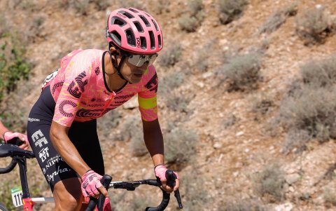 Richard Carapaz demostró un gran nivel en la Vuelta a España.