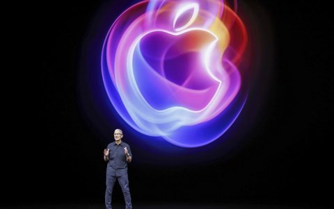 Apple, CEO Tim Cook, en el lanzamiento del iPhone 16.