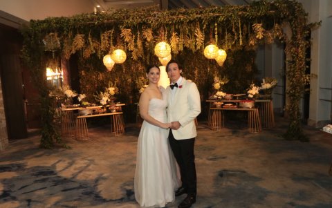 Los novios, Astrid Masson Palacios y Mauricio Mayorga Montesdeoca