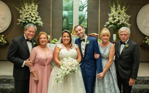 Fernando Aguirre, Leticia de Aguirre, María Andrea y Jeff, Sonja Di Marco y Leo Di Marco..