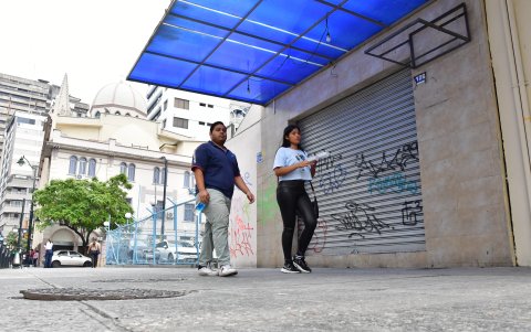 EXPRESO retrató las calles vandalizadas en agosto del 2024.