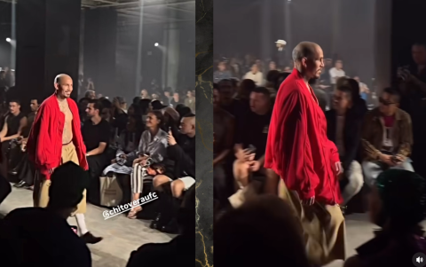 El look oversize estaba inspirado en la clase trabajadora de América.