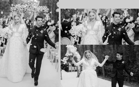 Al cumplir dos años de lo que parecía un matrimonio perfecto, la pareja compartió algunas fotos inéditas de su boda.