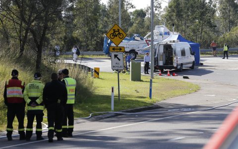 Un accidente de autobús en la región de Hunter Valley, en la jurisdicción de Nueva Gales del Sur.