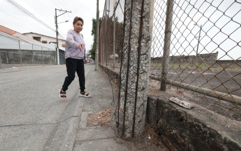 Reclamos. Los moradores piden que los postes sean reparados.