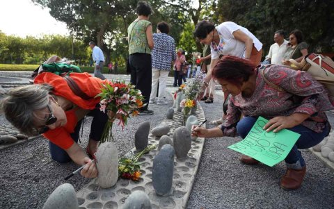 Familiares de víctimas y organizaciones sociales de Perú.