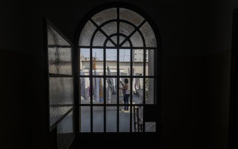 Una mujer trabajando en el Centro Missão Paz, en la ciudad de São Paulo (Brasil). Brasil.