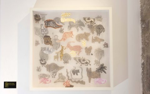 La piezas que incluyen dibujos y murales se podrán visitar hasta el 5 de octubre.