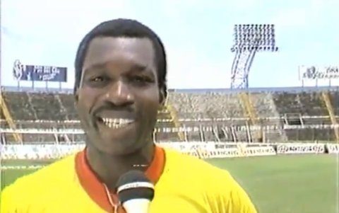 Lupo Quiñónez cuando hizo la publicidad para la televisión.