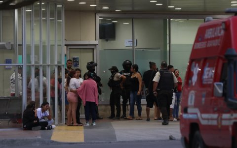 Uno de los presuntos delincuentes quedó herido de gravedad.