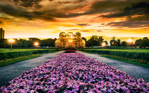 Curitiba es la capital del estado de Paraná, en el sur de Brasil..