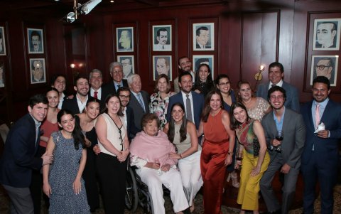 La familia Arosemena estuvo presente.
