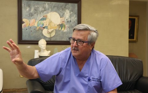 El médico Roberto Gilbert ha hablado sobre la situación de la casa de salud.