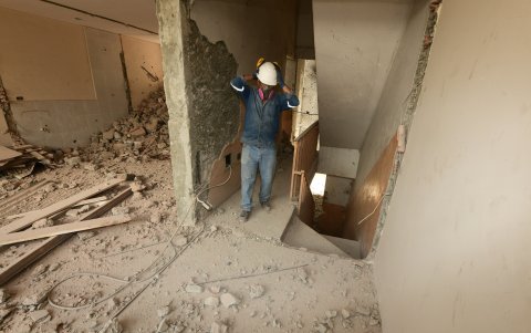 Las tareas en el lugar se ejecutan desde hace semanas.