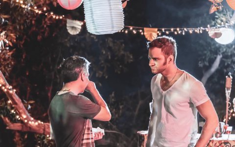 Con Jorge Luis Bohórquez.