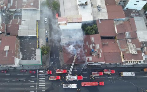 Aún se desconocen las causas del flagelo que afectó a un local comercial.