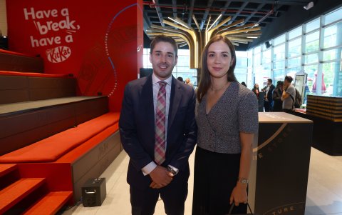 Juan Baquero y Heidi Laniado.