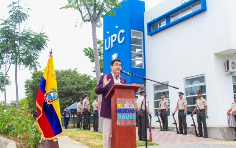 El alcalde Wilson Cañizares se comprometió a ejecutar acciones para devolverle la seguridad a Daule.