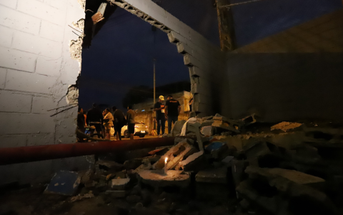 Una camioneta de Segura EP está involucrada en el accidente.