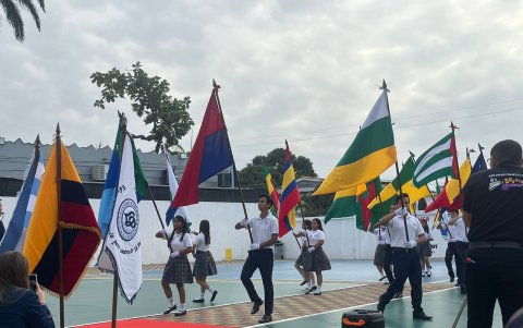 En el Liceo Panamericano Centenario (Guayaquil), este 26 de septiembre será el primer juramento a la bandera de la historia de la institución.