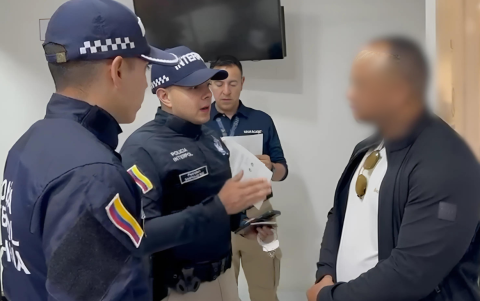 Dayiberto Torres Rosario fue capturado en el aeropuerto internacional El Dorado.