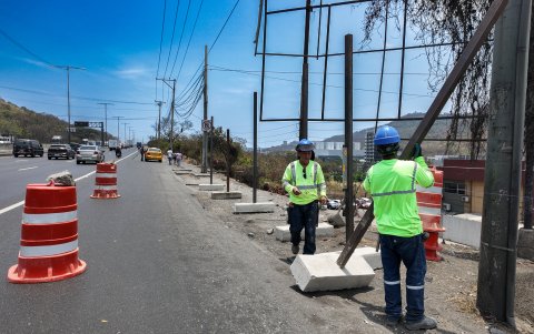 La obra de nueva terminal terrestre obliga a cerrar el tramo.
