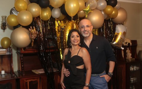 Agatha Llorente y Diego Cornejo.