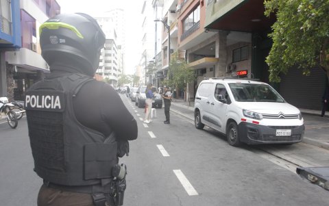 El incidente ocurrió en Junín, entre Córdova y Baquerizo Moreno.