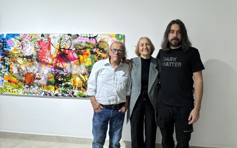 Antonio Cauja, Natasha Demtchenko y Carlos Bohórquez.
