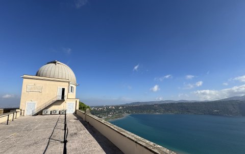 Exterior del observatorio astronómico que los papas poseen desde hace casi un siglo en su residencia estival de Castel Gandolfo, a las afueras de Roma.